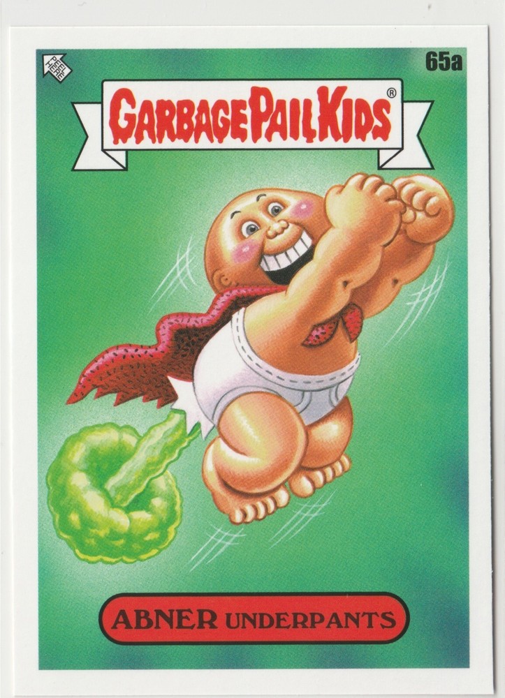 Abner Underpants Garbage Pail Kids GPK 2022 Book Worms #65a