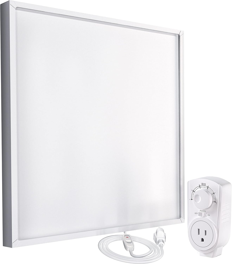 400W Infrared Wall Heater - with Plugin Stat - Radiant Wall Heaters - Quick & Ev