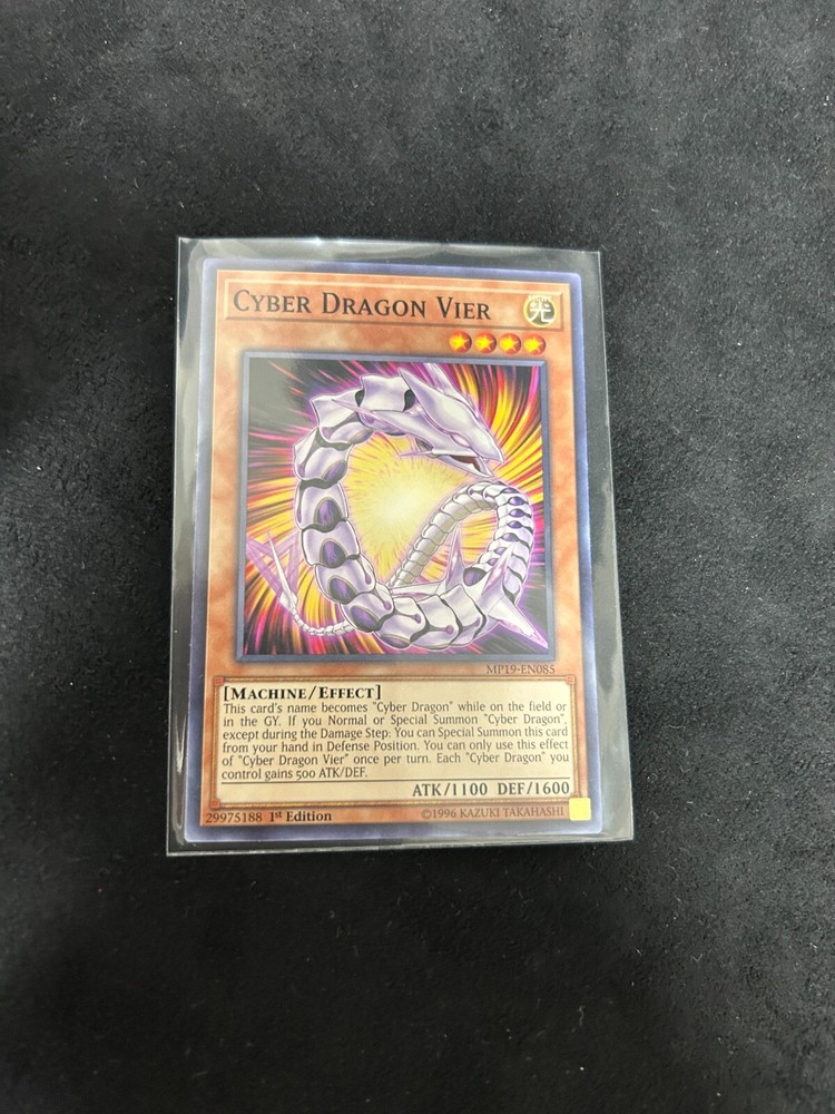 Cyber Dragon Vier MP19-EN085 Common 1st Ed x3 NM-image
