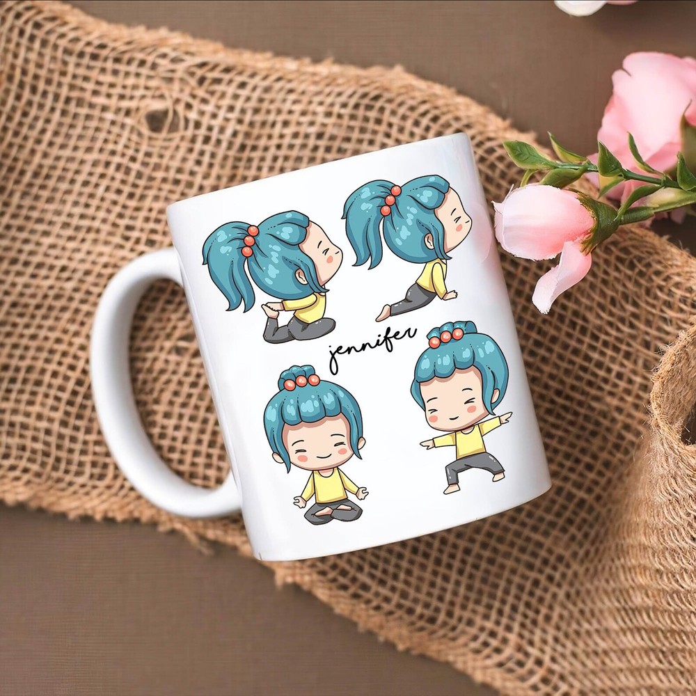 Inspirational Yoga Mug Perfect Gift for Yoga Lovers and Teachers