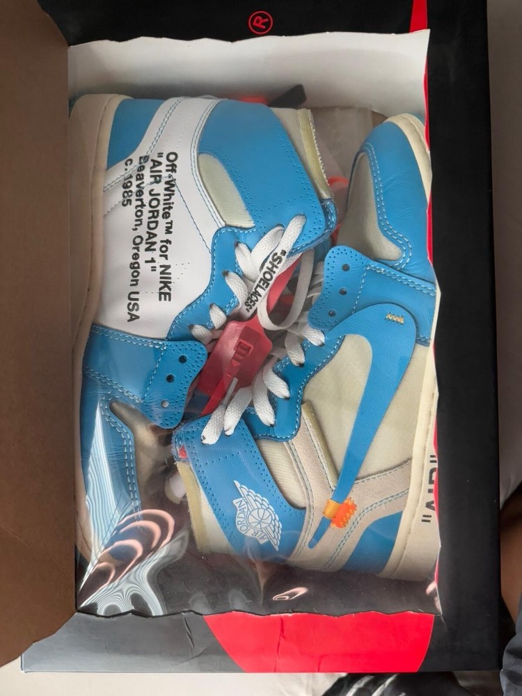 Size 9 - Jordan 1 Retro OG x Off-White High UNC