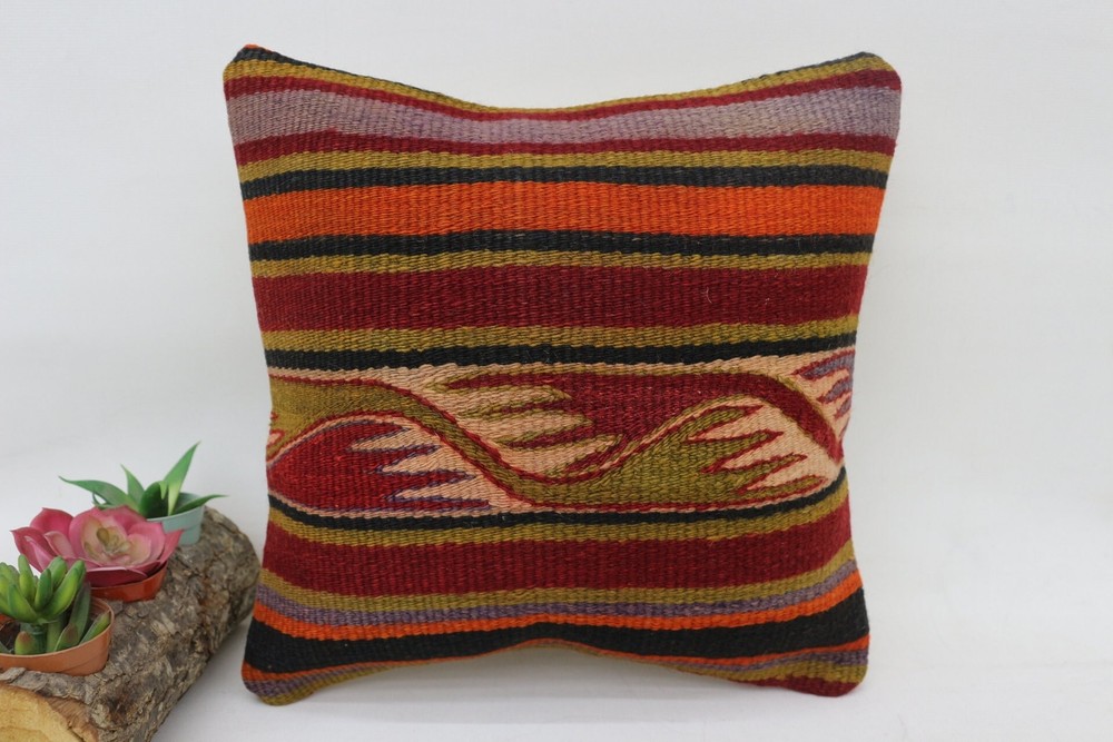 Pillow for Couch, Turkish Kilim Pillow, 12