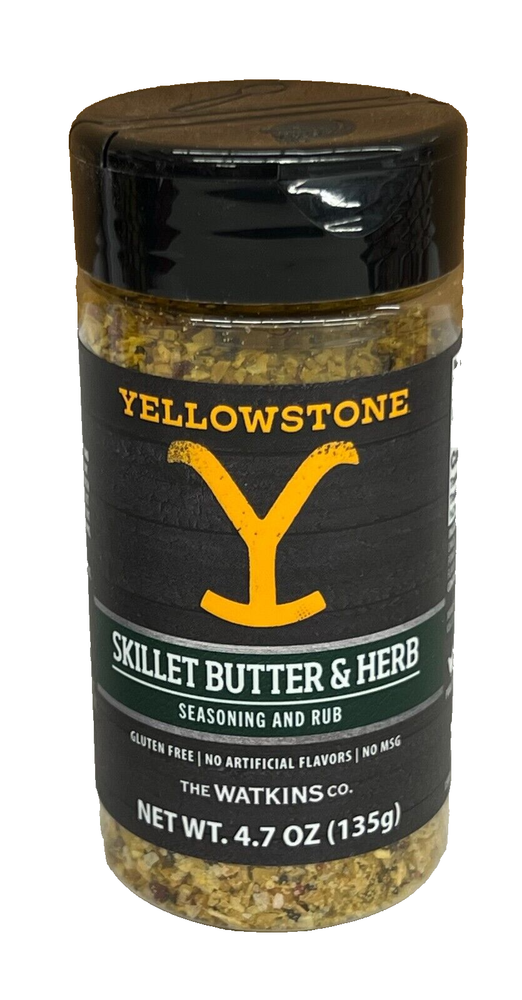 Yellowstone Skillet Butter & Herb Seasoning & Rub 4.7 oz