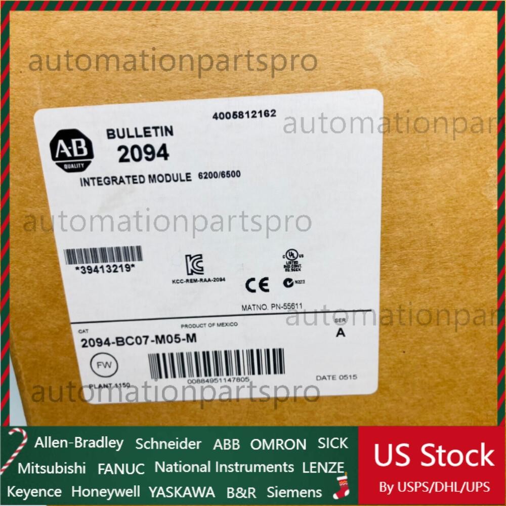 2094-BC07-M05-M AB Kinetix 6200/6500 Integrated Module  2094BC07M05M US Free Tax