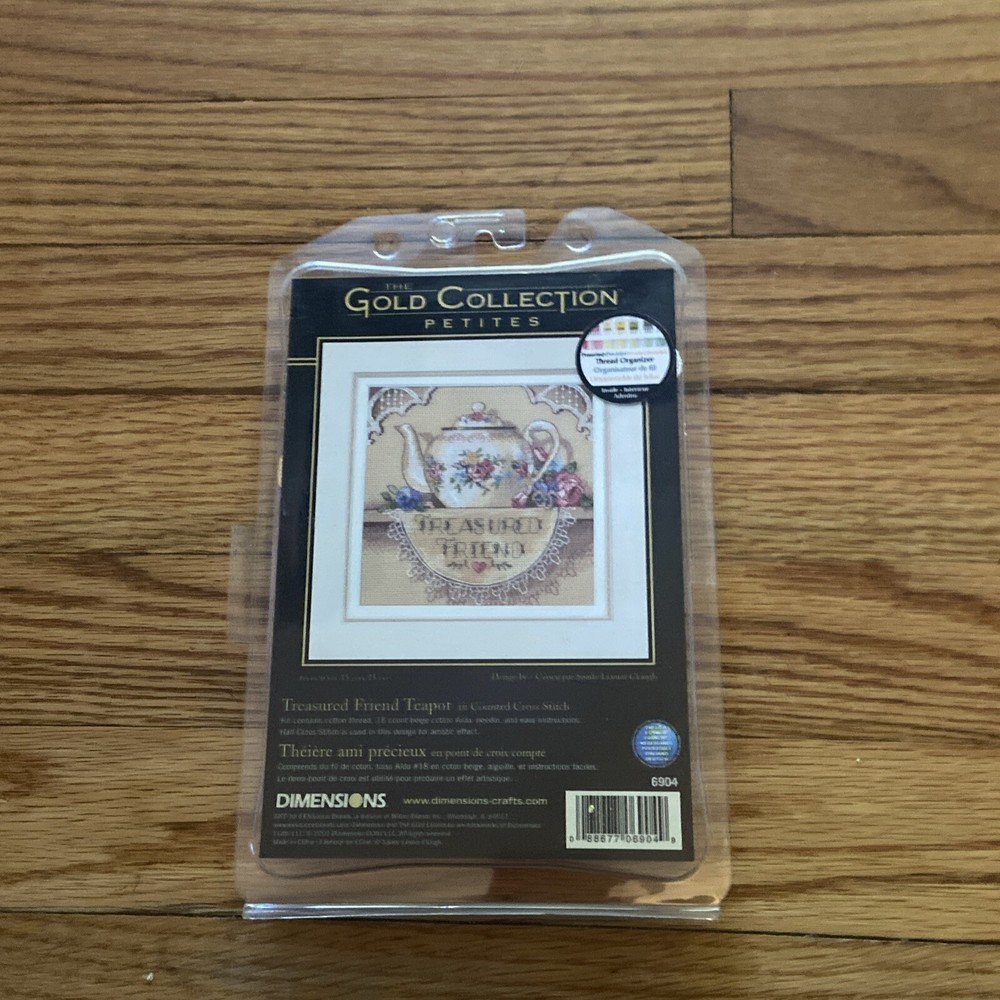 Dimensions Counted Cross Stitch the Gold Collection Petites Treasured Friend 6x6