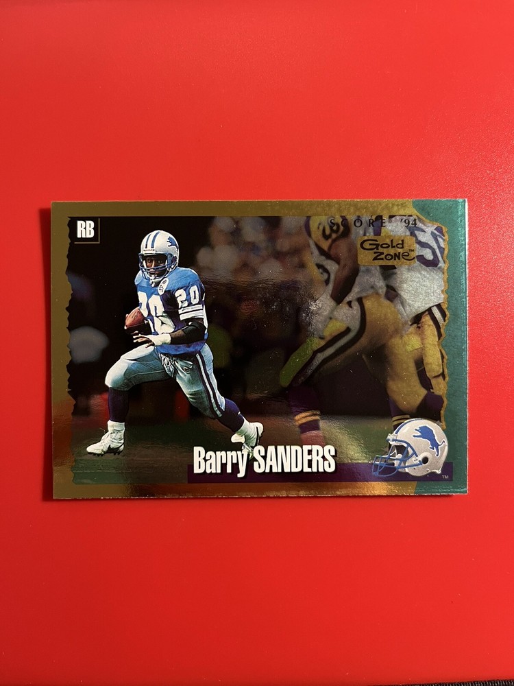 1994 Score Gold Zone SP Barry Sanders Detroit Lions #1