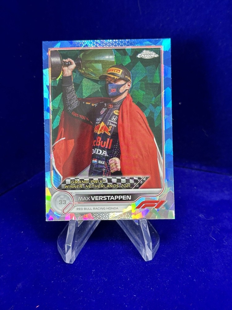 2022 Topps Chrome Sapphire F1 MAX VERSTAPPEN #163 - RED BULL RACING
