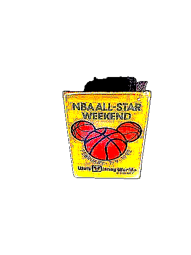 1992 NBA All-Star Weekend Exclusive Disney World Collector's Pin