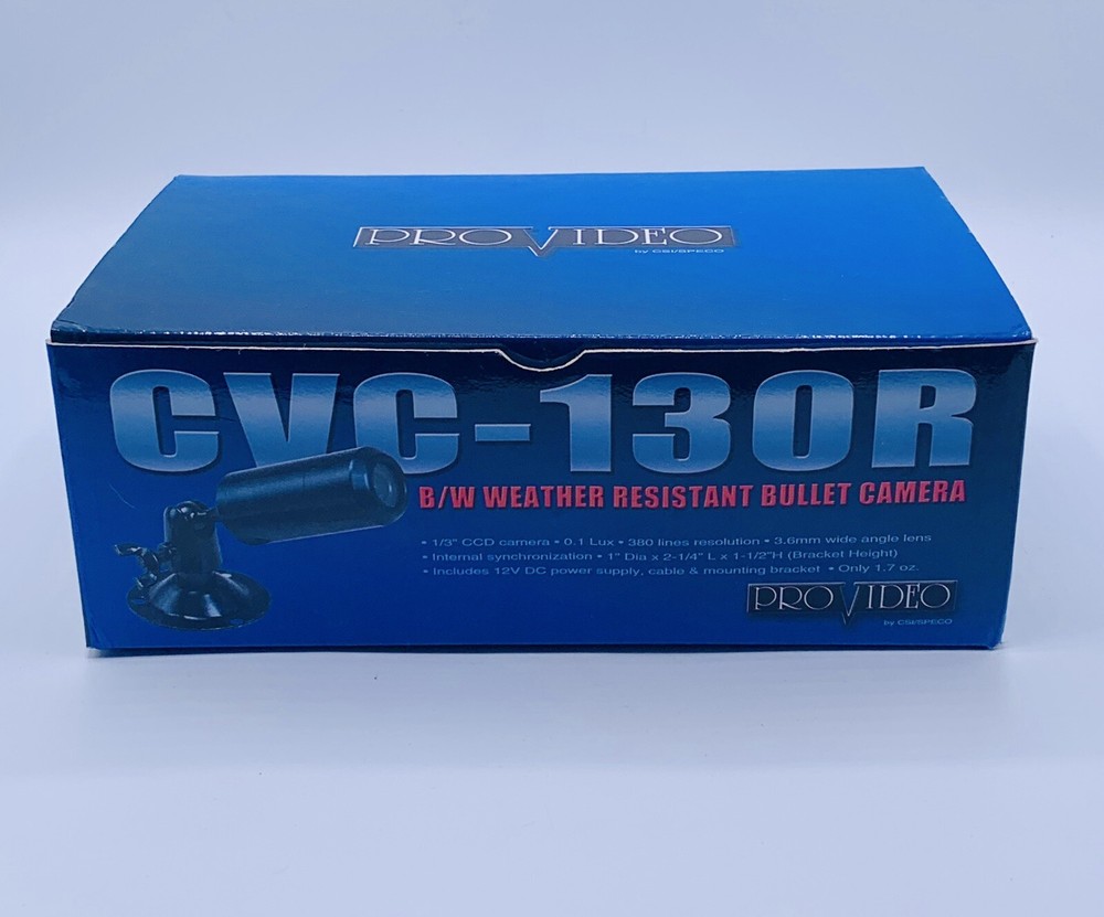 CVC-130R High-Performance Bullet Camera – Untested Condition, Full Details Provided for Evaluation