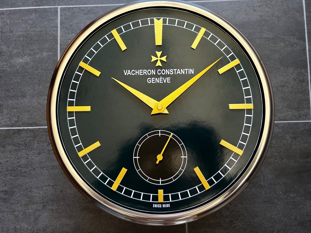 VACHERON CONSTANTIN DEALER WALL CLOCK NEW IN BOX WITH BARCODE