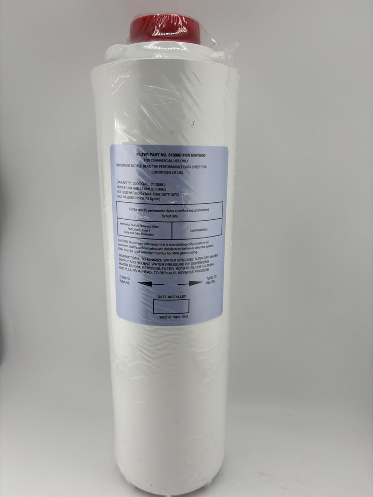 New Water Filter 51300C Water Filter Replacement for EWF3000