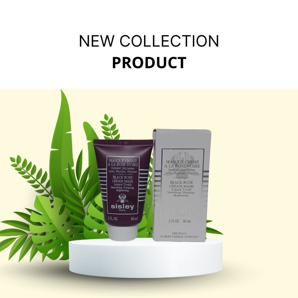 Black Rose Cream Mask by Sisley Paris Instant Youth 2 oz/60ml - Brand New