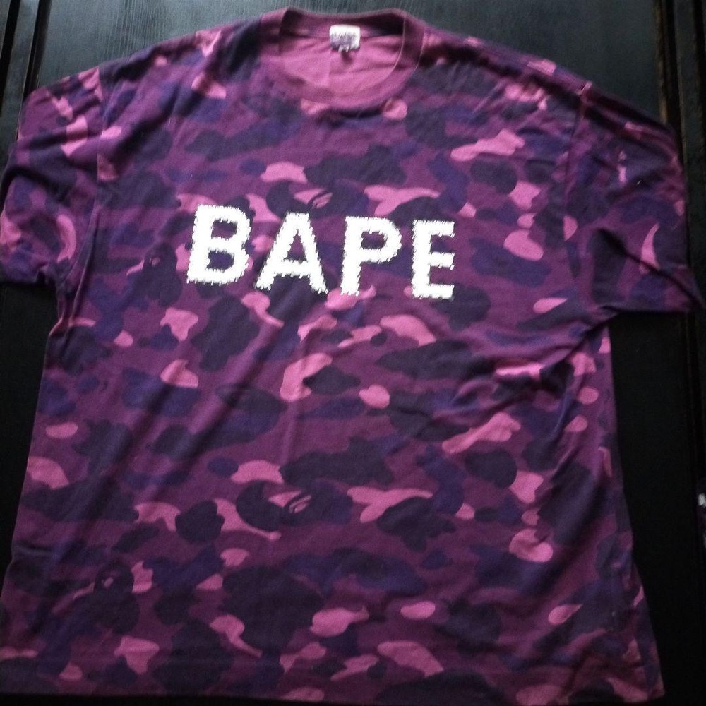 Ape Swarovski Rhinestone Purple Camo Xl