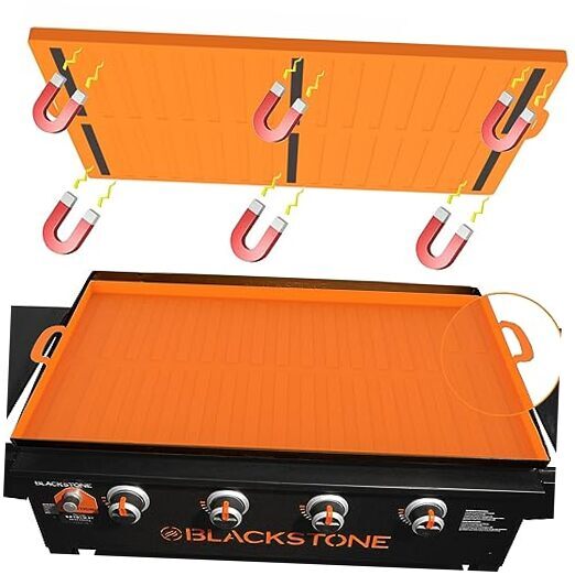 36 Inch Blackstone Griddle Cover, Magnetic Silicone Blackstone Griddle Mat,