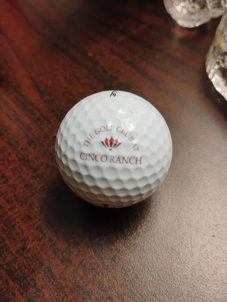 The Golf Club At CINCO RANCH (Texas) Logo PINNACLE 3 Golf Ball