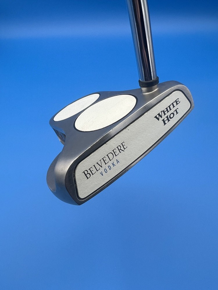 Odyssey Golf White Hot 2 Ball Putter 35” RH Belvedere Vodka Excellent Condition!
