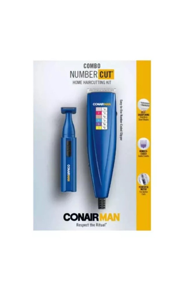 Conair MAN 13-Piece Hair Clipper Trimmer Kit for Home Haircuts