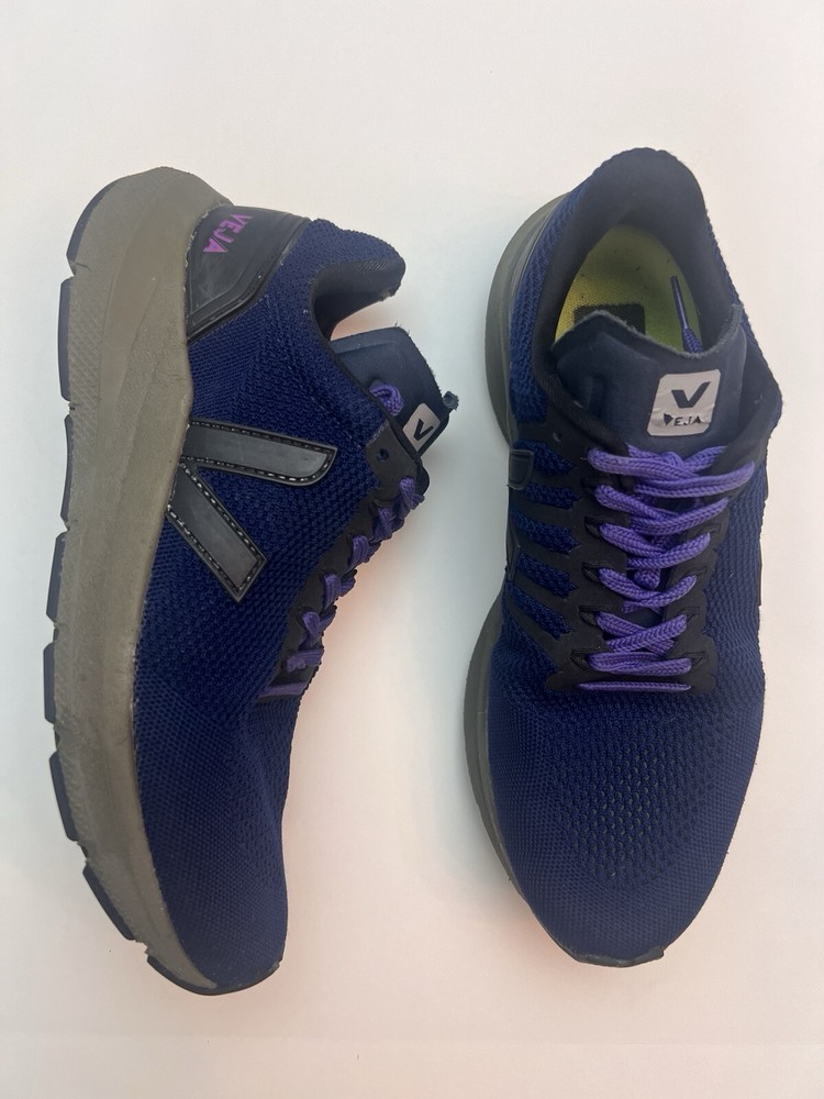 VEJA MARLIN V KNIT NIL BLACK KAKI SOLE Sneakers Size 10