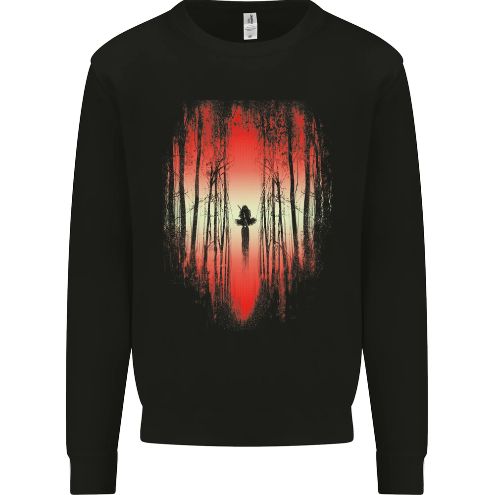 Ninja Landscape Martial Arts MMA Samurai Mens Sweatshirt Jumper