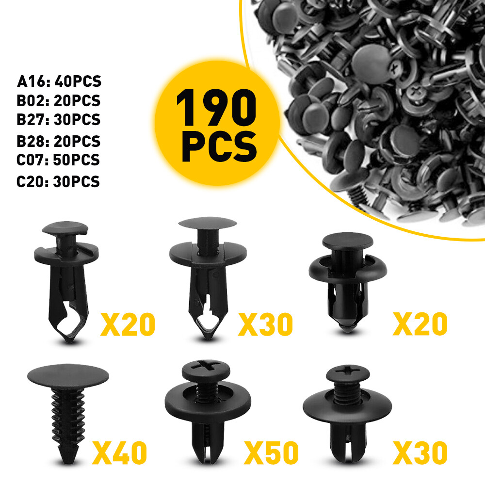 Car Bumper for Hole Plastic Rivets Retainer Fender Push Pin Fastener Parts Clips