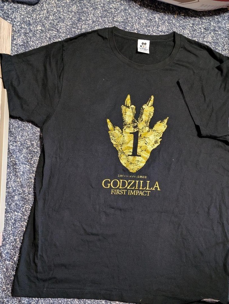 Novelty Japanese Movie Channel Shin Godzilla T-Shirt F/S-L411 from japan Rare  G