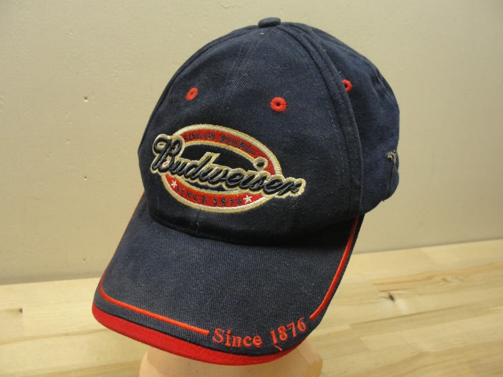 BUDWEISER KING OF BEERS SINCE 1876 ADJUSTABLE BASEBALL HAT CAP