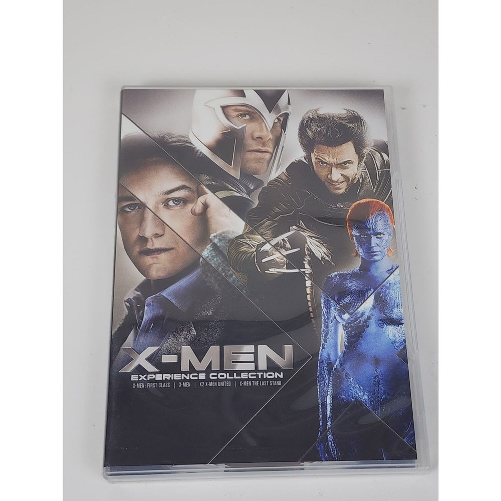 DVD Movie X-MEN Experience Collection 4 Discs of First Class United Last Stand