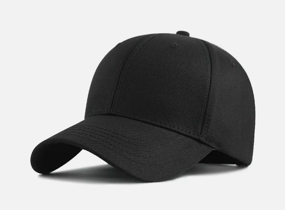 Oversize Baseball Cap Structured Cotton Plain Large Big Hat