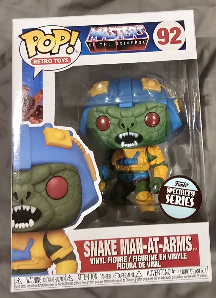 Funko Pop Masters of the Universe Snake Man-at-Arms Vinyl Figure #92
