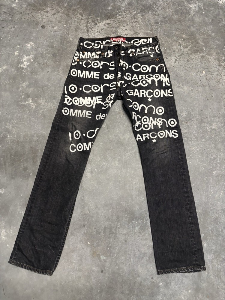 Comme des Garcons x Junya Watanabe 10 Corso Como Painted Men's Levi’s Jeans