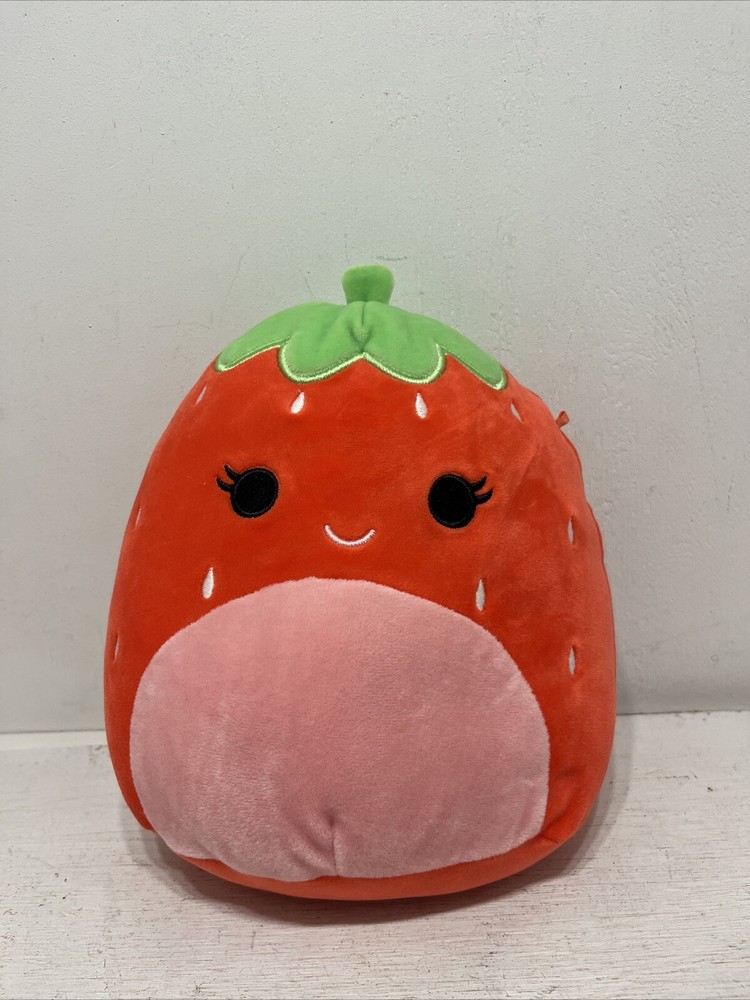 8 Inch Rare Scarlet The Strawberry Squishmallow Soft Pink Plush Toy