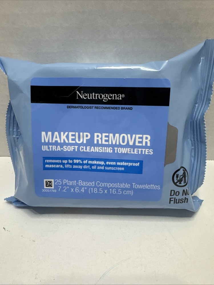Neutrogena Makeup Remover Wipes 25 Count for Fresh Clean Skin  