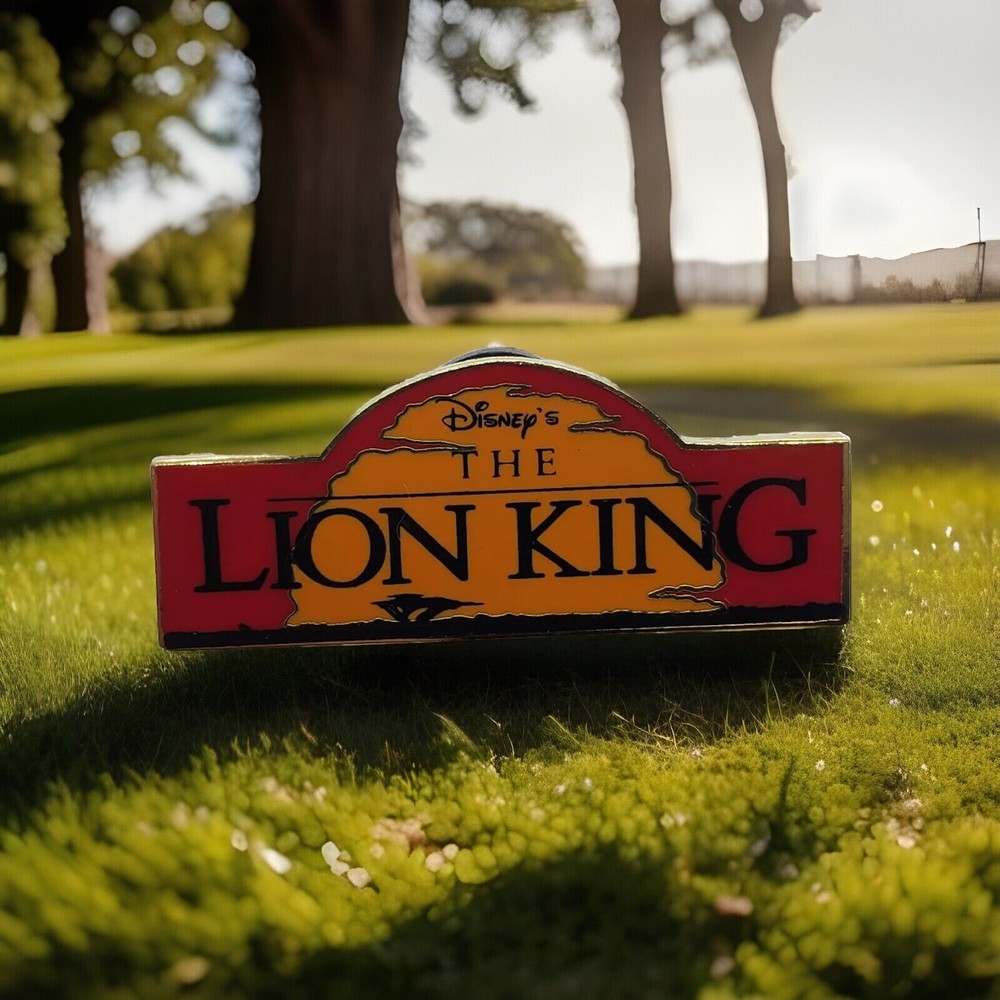 LION KING authentic disney Pin 3577 Title Banner NB267