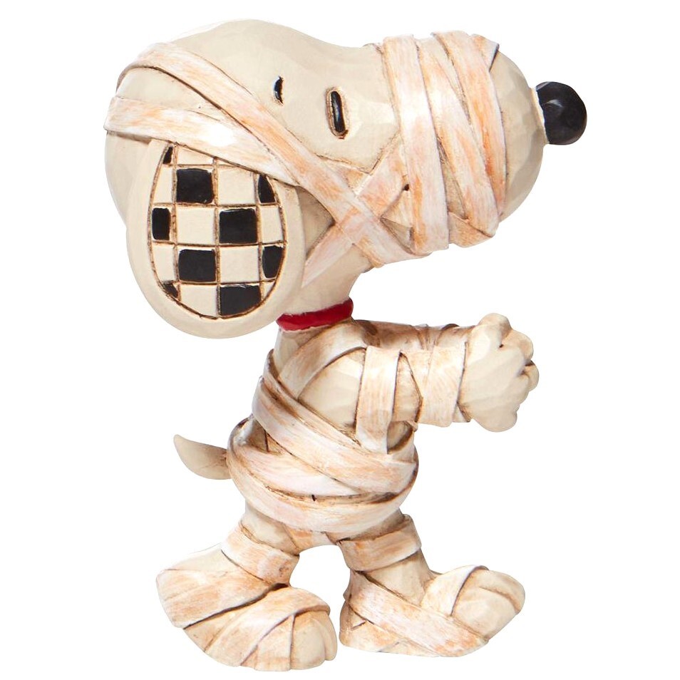 * New JIM SHORE PEANUTS Snoopy Figurine MUMMY HALLOWEEN Walking Dead Zumbi Dog