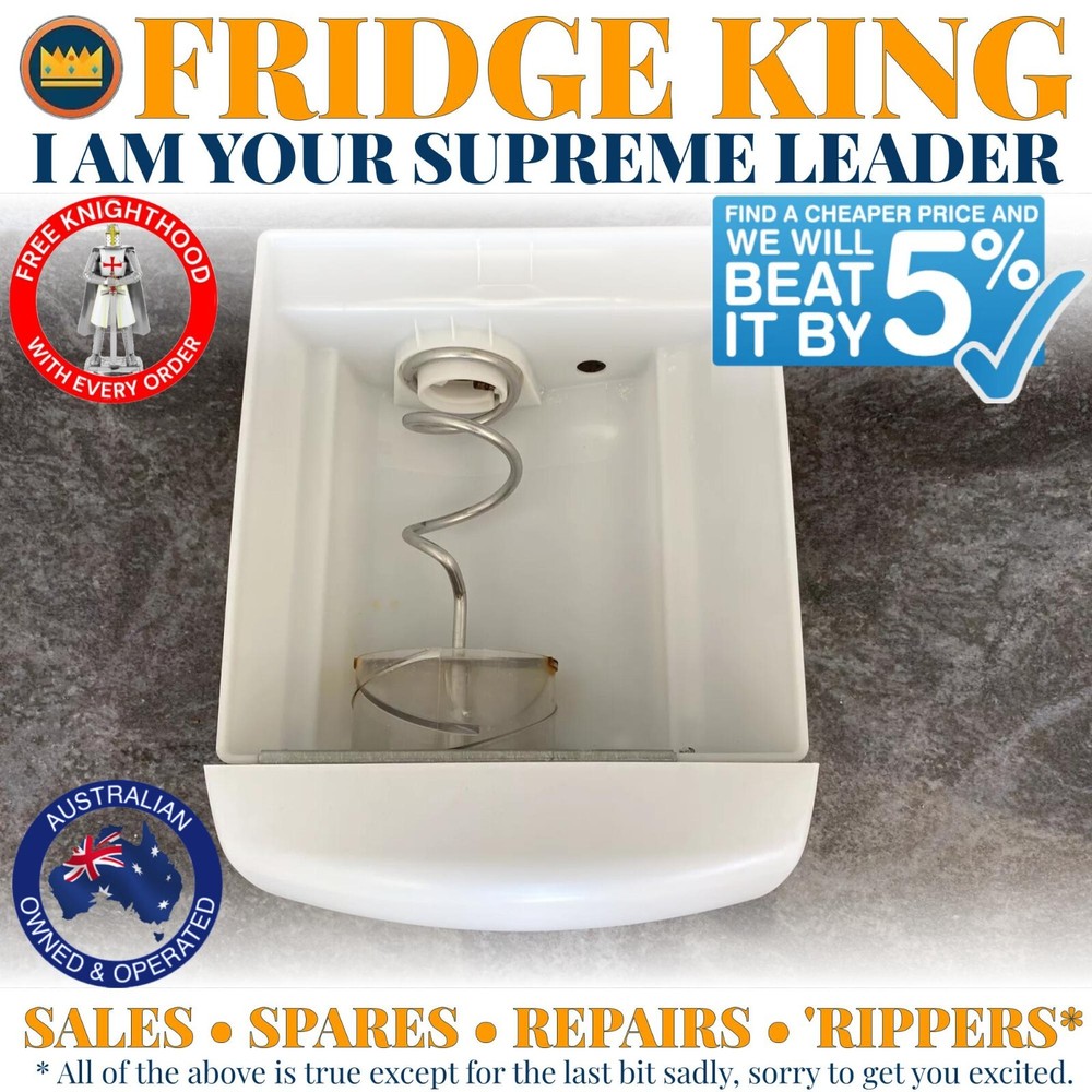 241515200 Westinghouse fridge freezer ice bucket maker mixer auger bin WSE6970