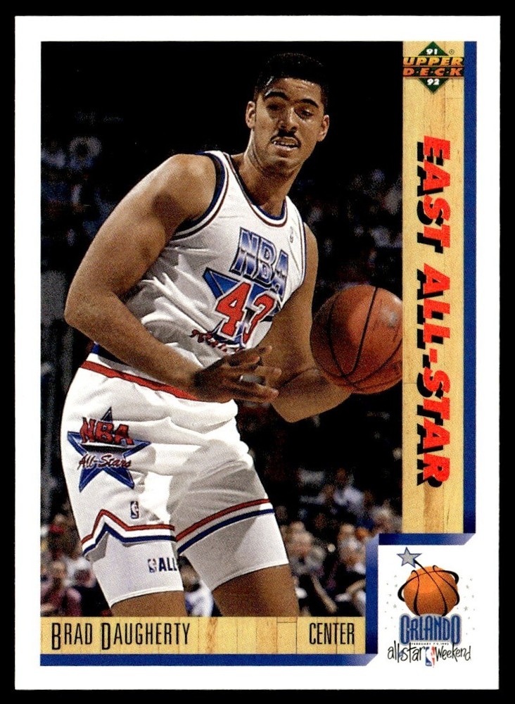 1991-92 Upper Deck Brad Daugherty East All-Star/Cleveland Cavaliers #13