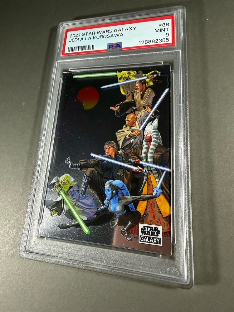 (PSA 9) 2021 Star Wars Galaxy #88, “Jedi A La Kurosawa”