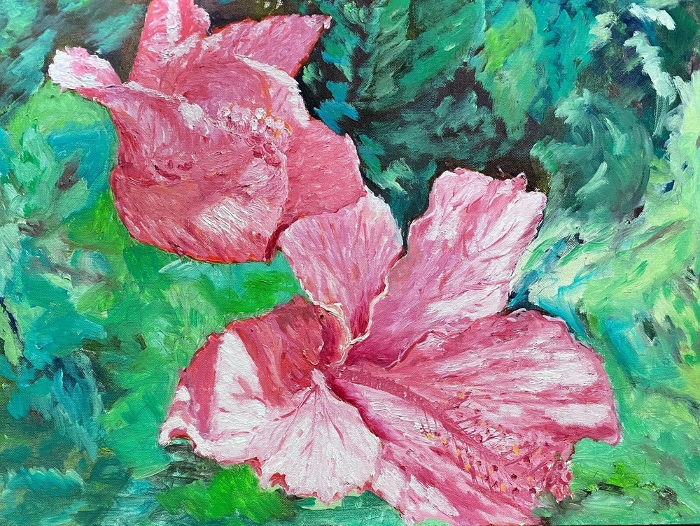 Gorgeous Oil Painting Original. Flowers Impressionist Art Signed