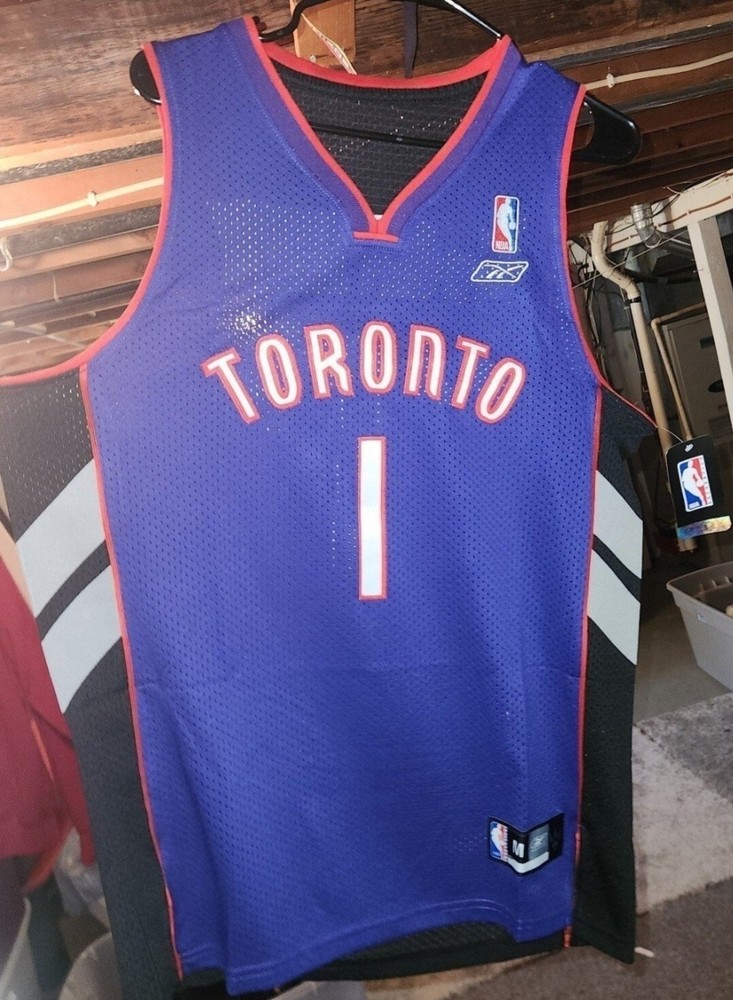 Tracy McGrady Toronto Raptors Reebok Nwt men's med new never used