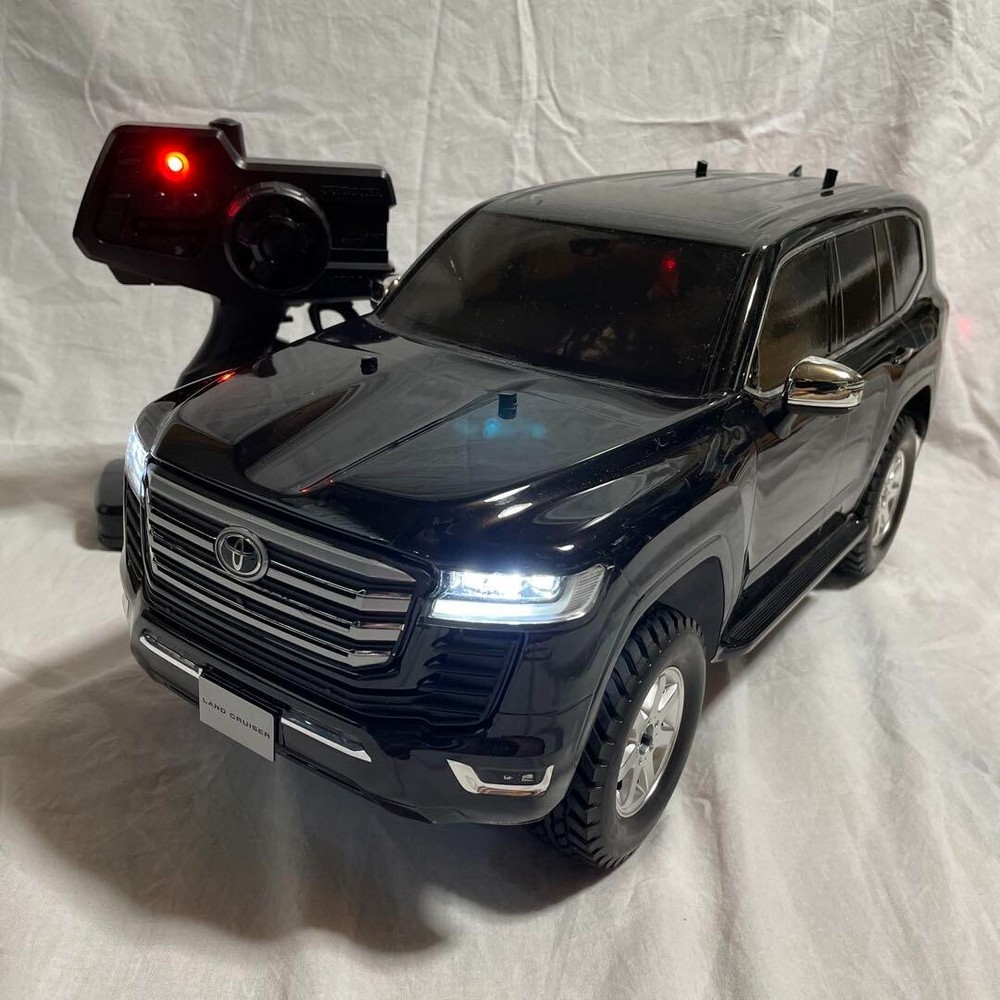 Tamiya CC-02 Land Cruiser RC Car with LED Headlights