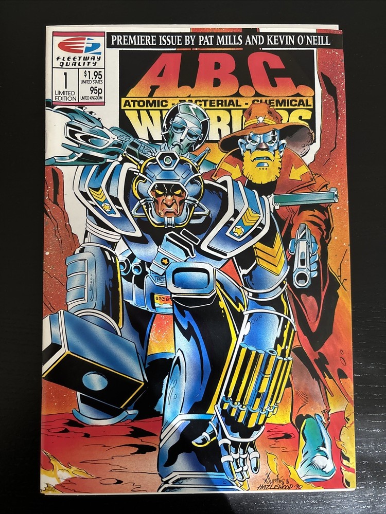 A.B.C. WARRIORS #1 Fleetway Quality limited edition