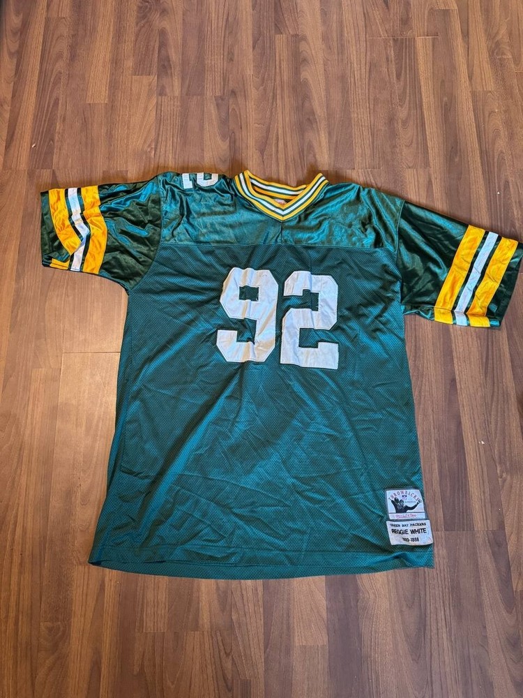 Vtg Reggie White Green Bay Packers Jersey By Logo Athletic Large  58 size