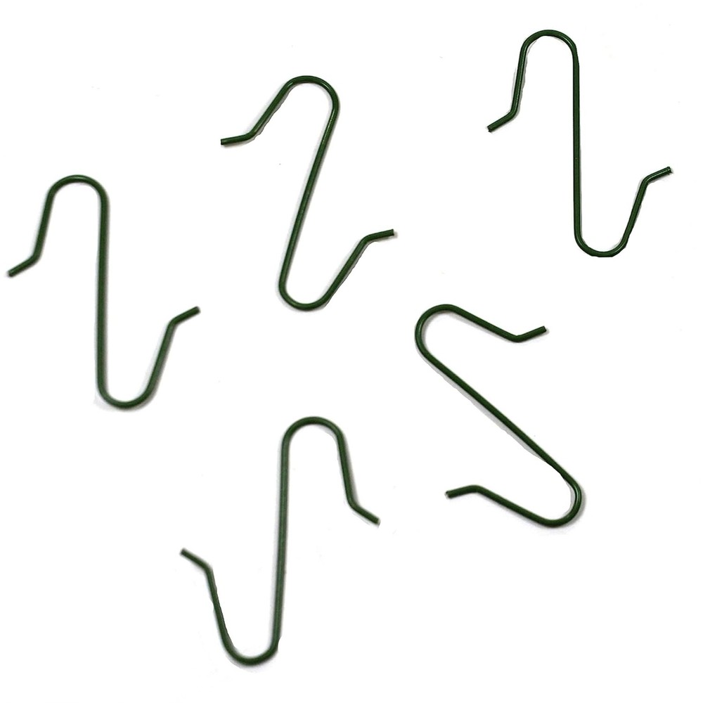 Old World Christmas Green Metal Ornament Hangers Box of 100