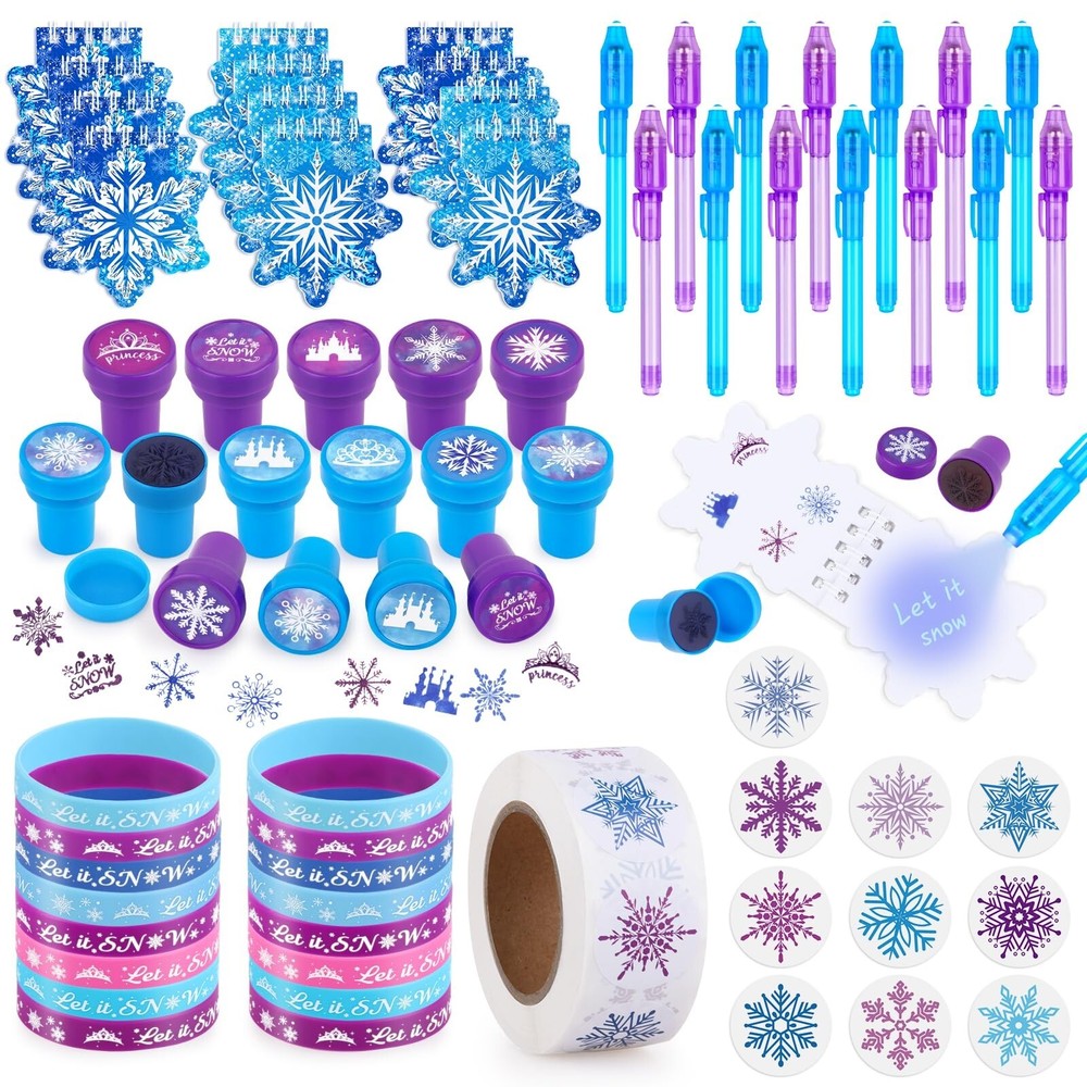 Frozen Birthday Party Favors Winter Wonderland Supplies with Invitations