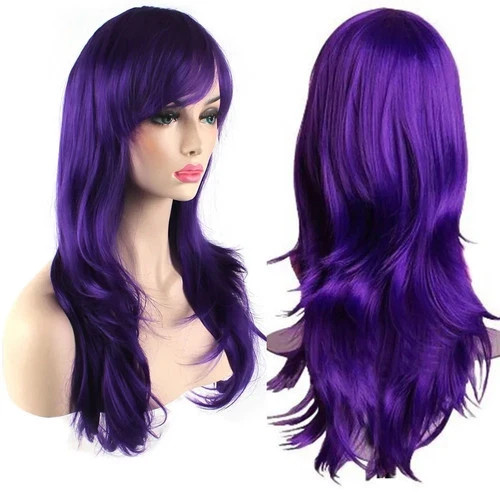 Cosplay Wig Costume Anime Party Hair Hairpiece Wavy Long Wig Beauty 70cm Long