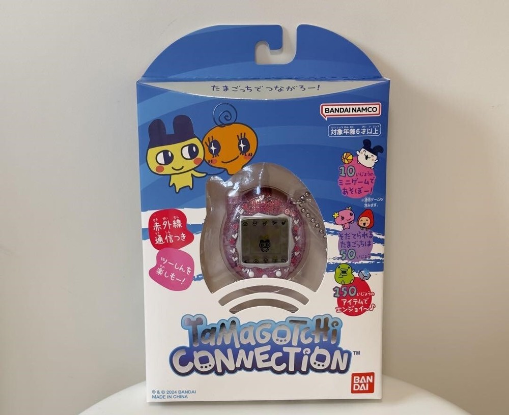 Tamagotchi Connection Pink Glitter Sparkle Rame Japan Limited BANDAI New