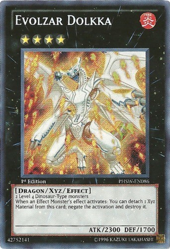 Moderately Played Yu Gi Oh Evolzar Dolkka PHSW-EN086 Secret Rare English