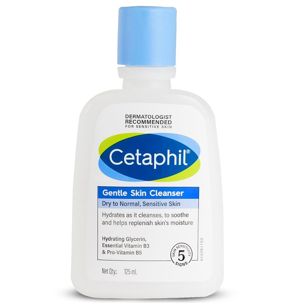 Cetaphil Paraben, Sulphate-Free Gentle Skin Hydrating Face Wash Cleanser 125 ml