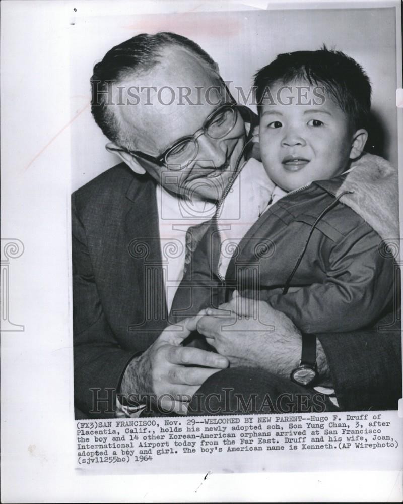 1964 Press Photo Korean-American orphans adoption child - DFPC21921