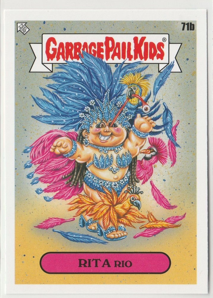 Rita Rio #71b Garbage Pail Kids GPK 2021 Vacation Series Card